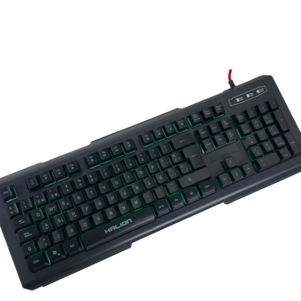 HALION - Kit Gamer MIRAGE HA-810C Teclado y Mouse USB 7B LED RAINBOW HALION