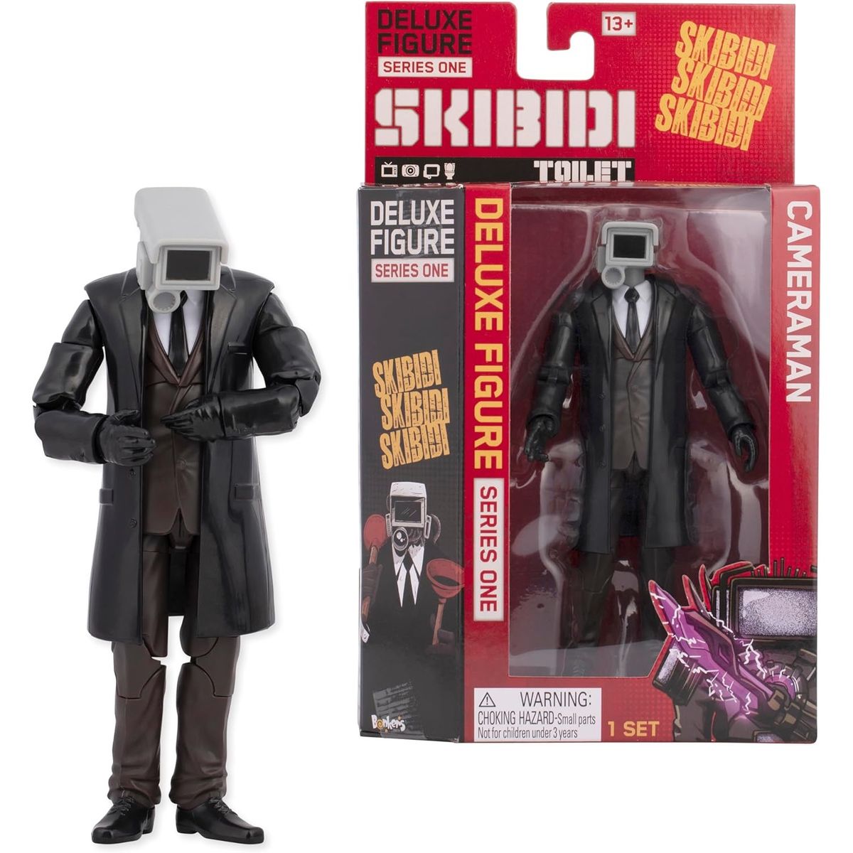 FIRST 4 FIGURES - SKIBIDI Toilet Deluxe Figura coleccionable de Cameraman 15cm
