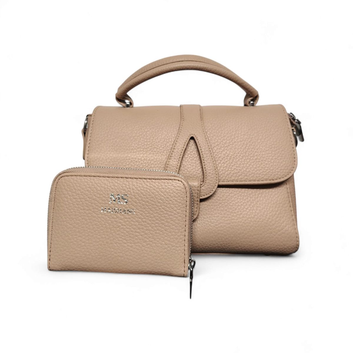 GENERICO - Cartera Para dama Con cierre elegante beige con billetera