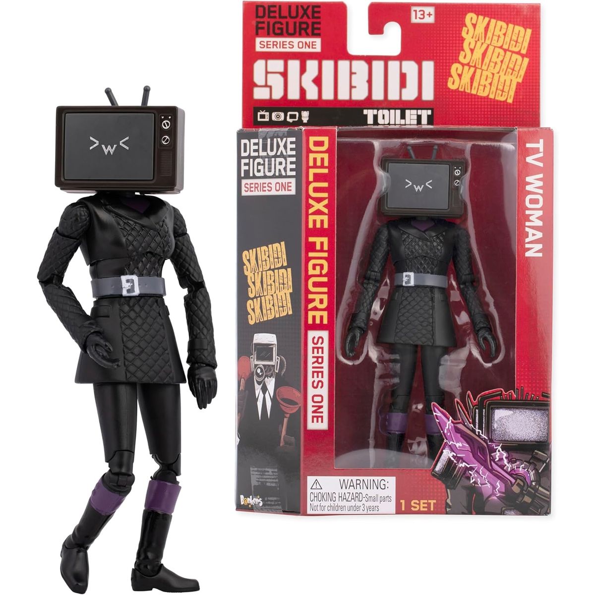 FIRST 4 FIGURES - SKIBIDI Toilet Deluxe Figura coleccionable TV Woman 15cm