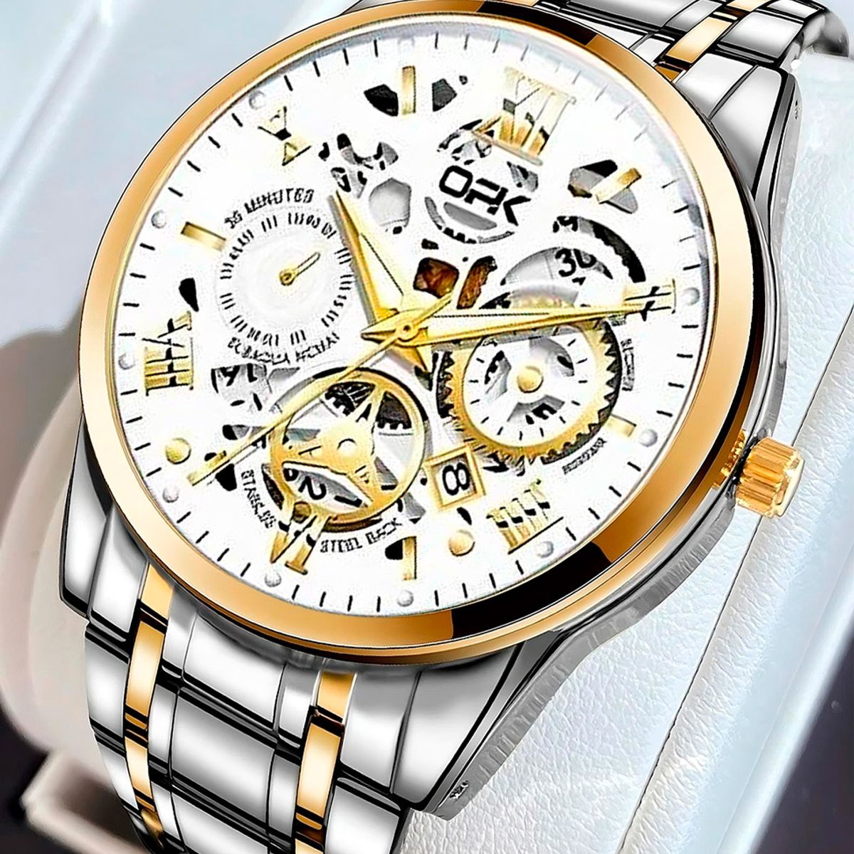 GENERICO - Reloj Clásico Opk 8135 Acero Inoxidable Para Hombre