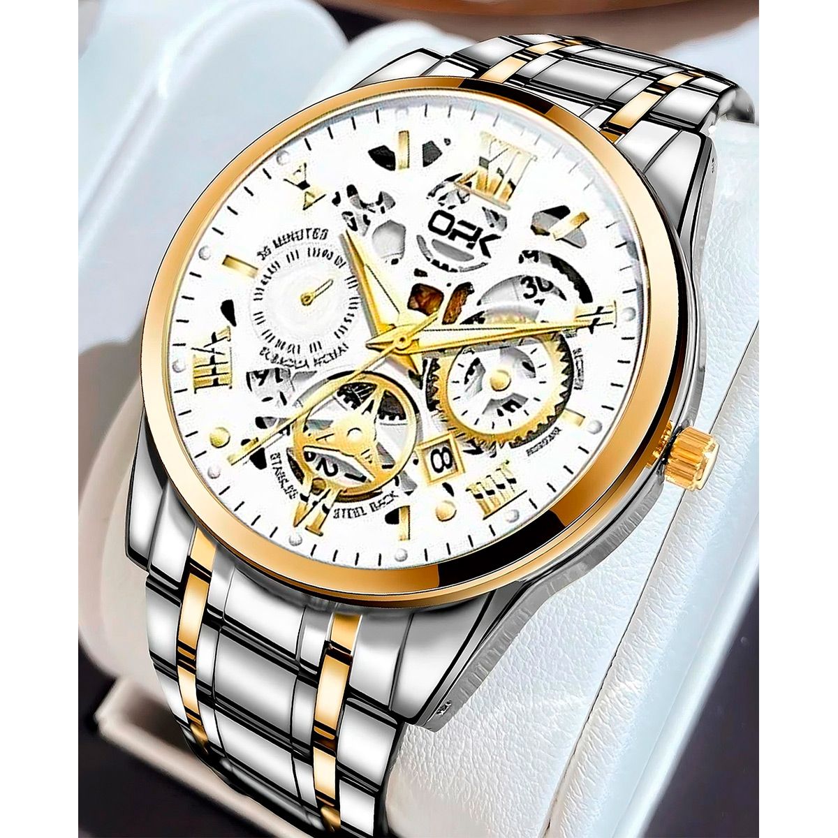 GENERICO - Reloj Clásico Opk 8135 Acero Inoxidable Para Hombre