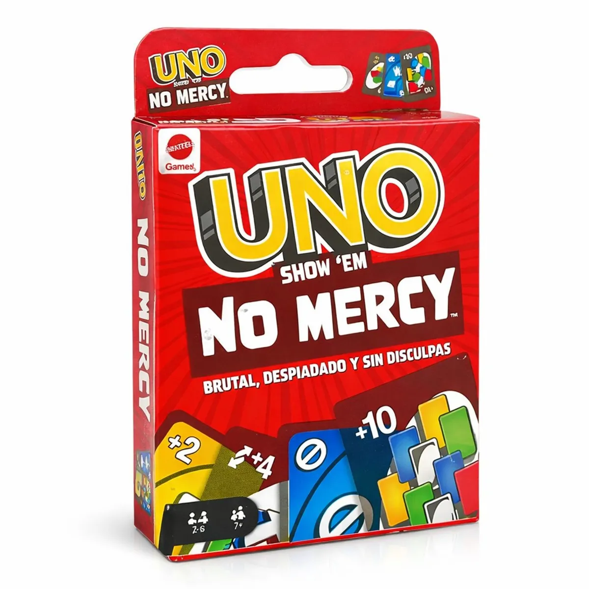 GENERICO - Juego de Cartas Tipo UNO No Mercy  Versión Genérica  Juego de Mesa