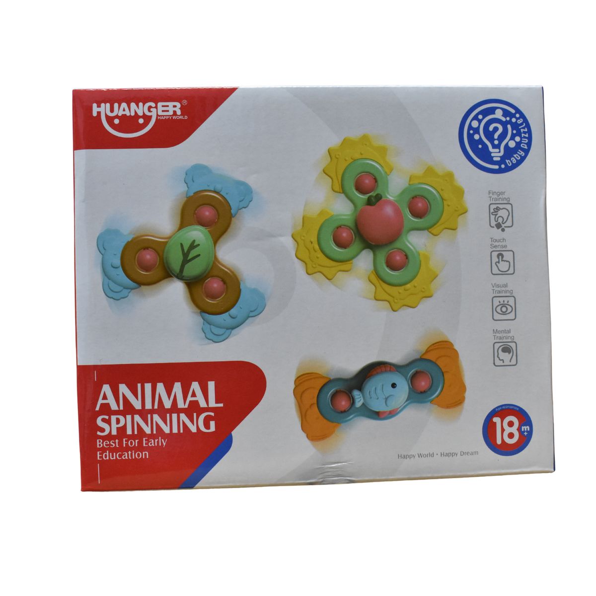 GENERICO - SPINNERS DE ANIMALES PARA BEBÉS