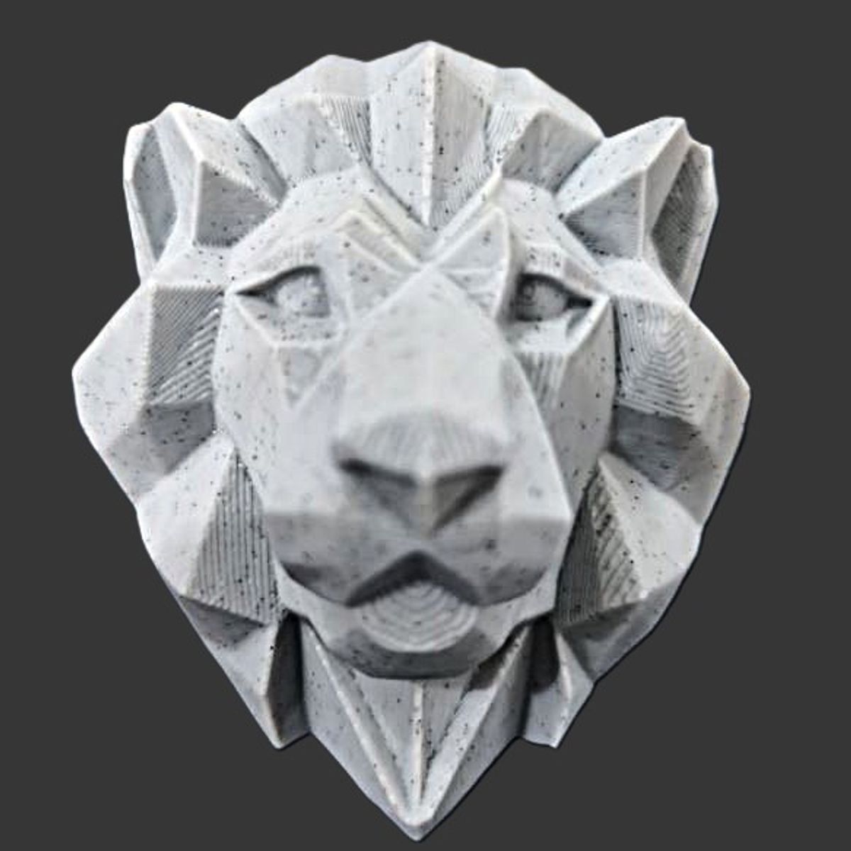 GENERICO - ADORNO EXCLUSIVO LEON GRANITO 40cm x 23cm x 35cm