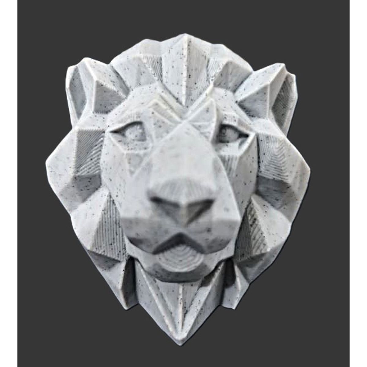 GENERICO - ADORNO EXCLUSIVO LEON GRANITO 40cm x 23cm x 35cm