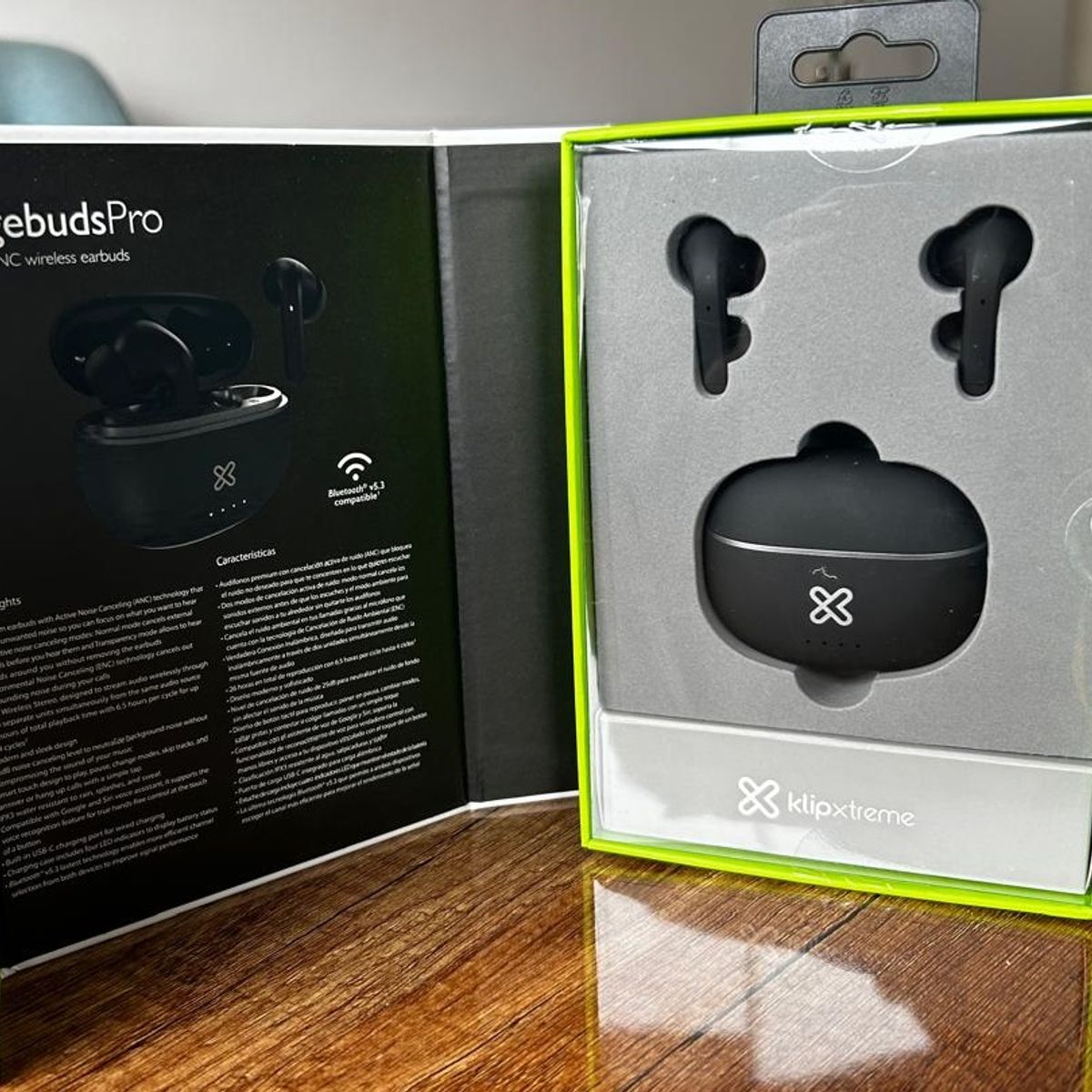 KLIP XTREME - Audifonos Bluetooth  con Cancelación Activa de Ruido Klip Xtreme   Negro