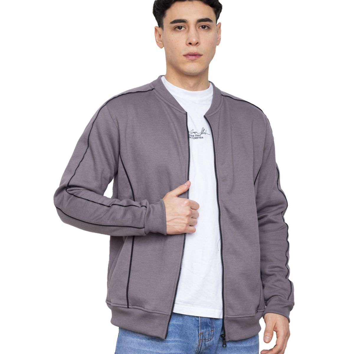 NEW YORK STARS - Casaca American Vein - Plomo - New York Stars NY