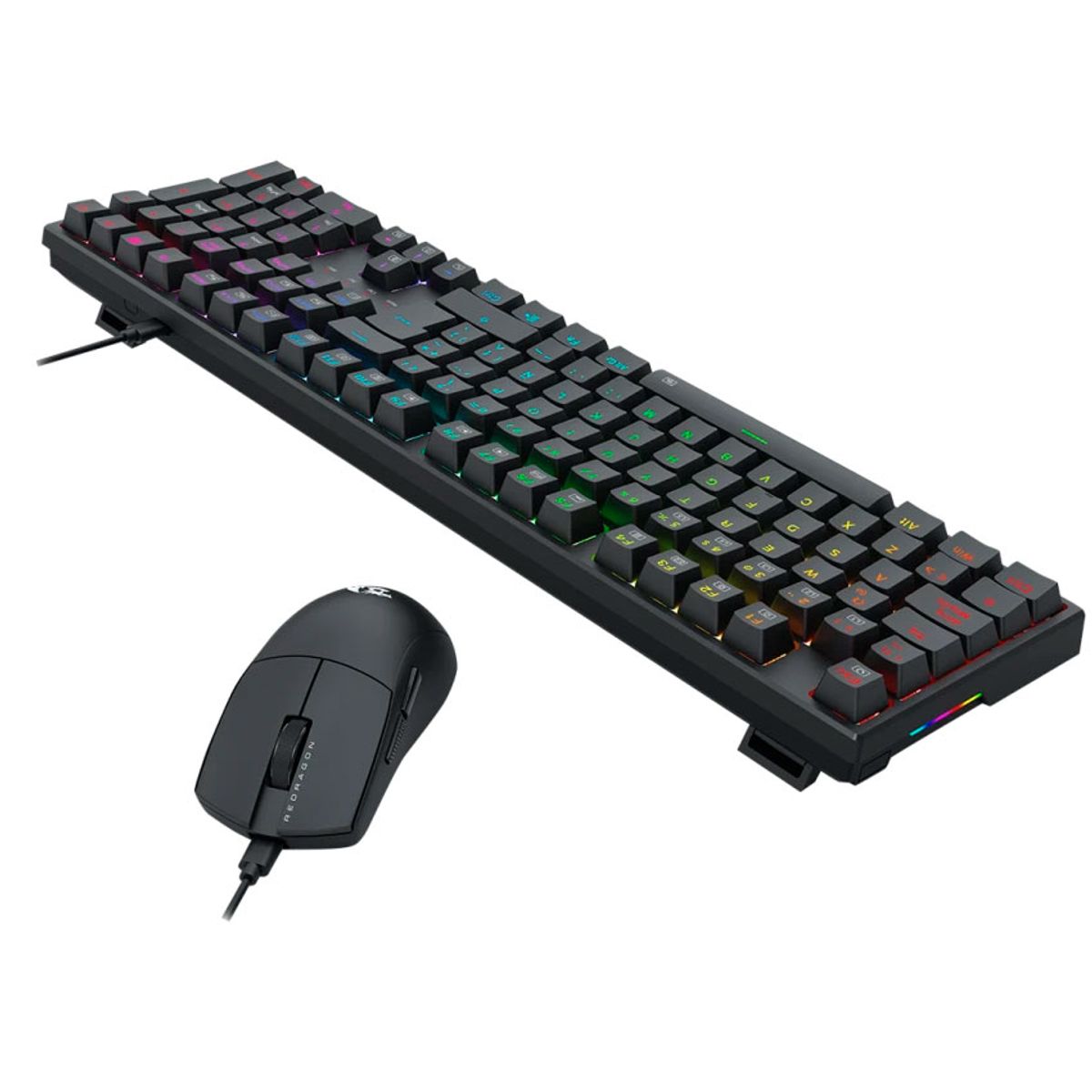 REDRAGON - Combo Redragon S146-SP Teclado Trundle K668+ Mouse M724