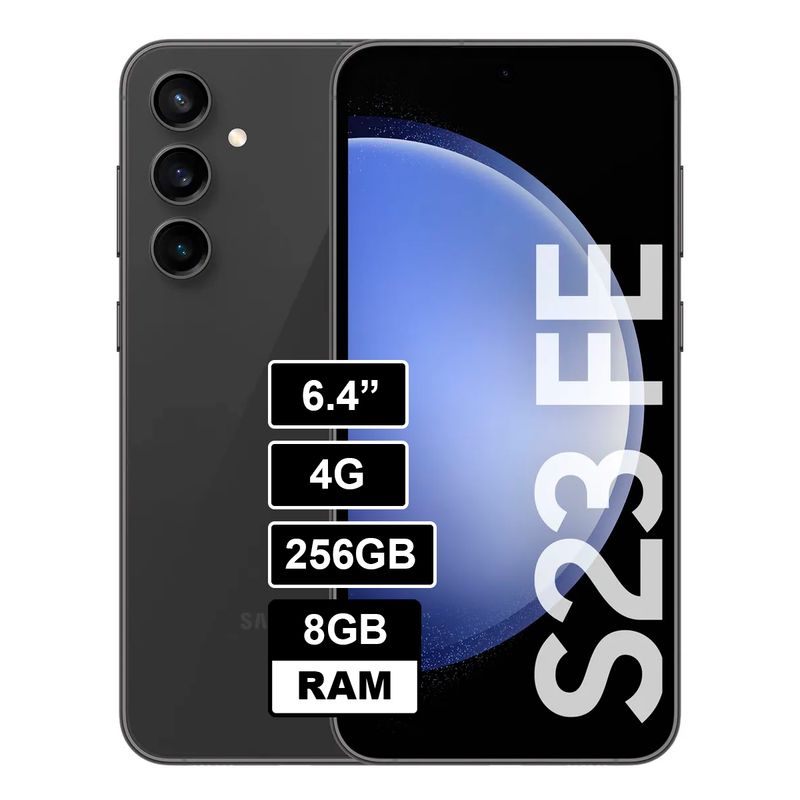 SAMSUNG - Celular Samsung S23 FE 256GB 8GB RAM Negro