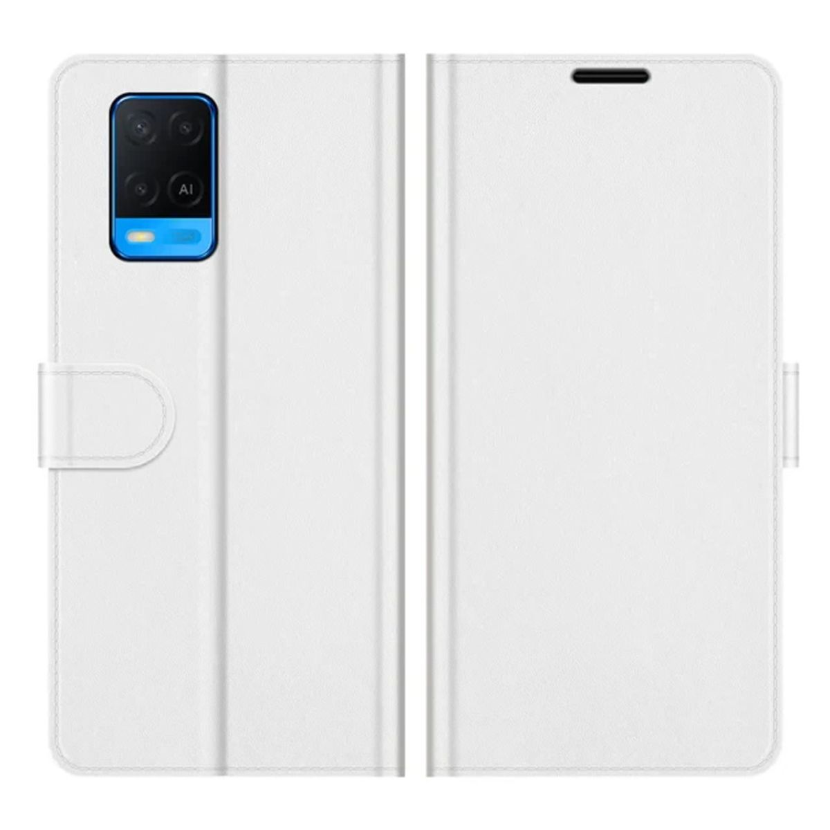 GENERICO - Funda Case para Samsung A56 FlipCover Blanco Antishock