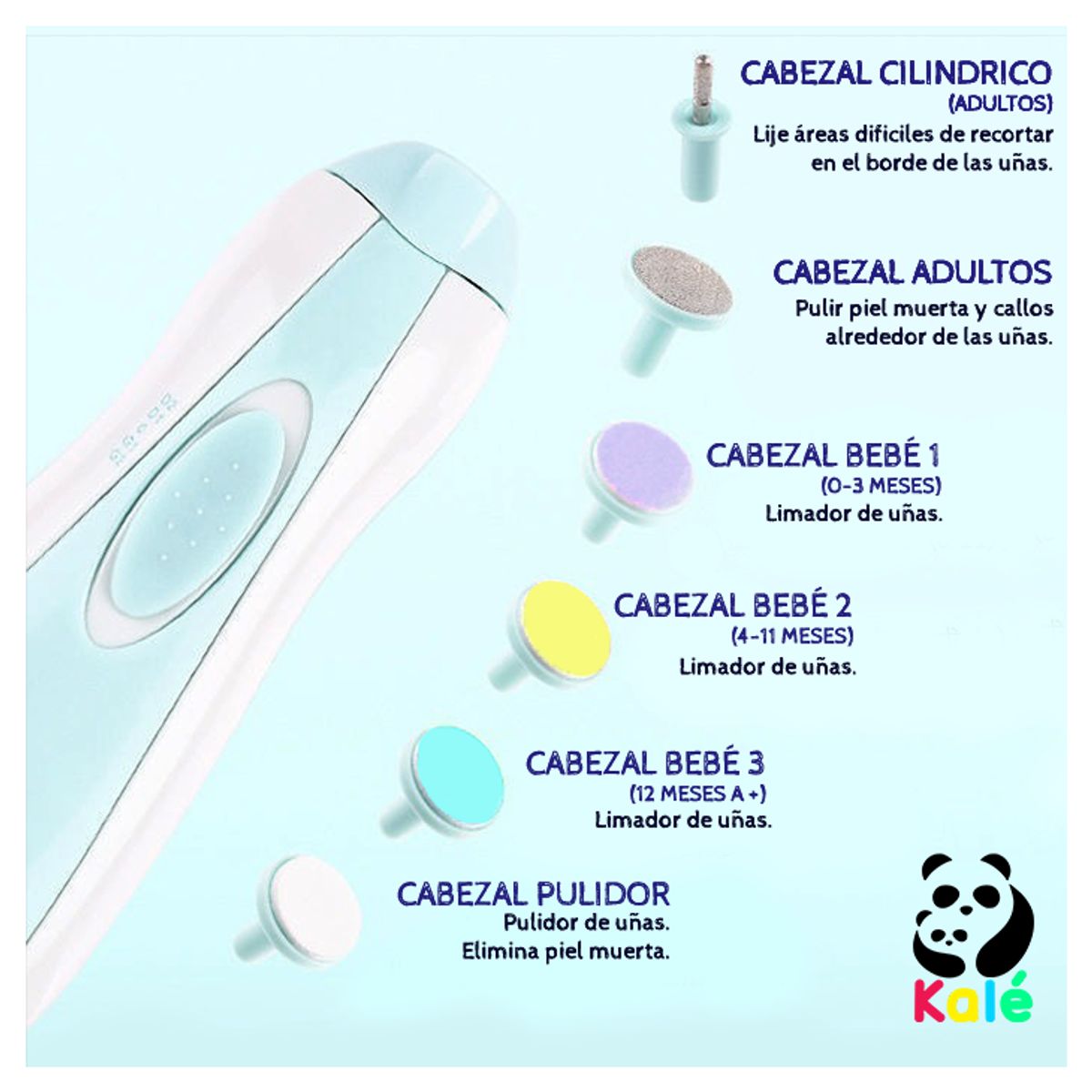 KALE - Limador Pulidor de uñas para Bebé