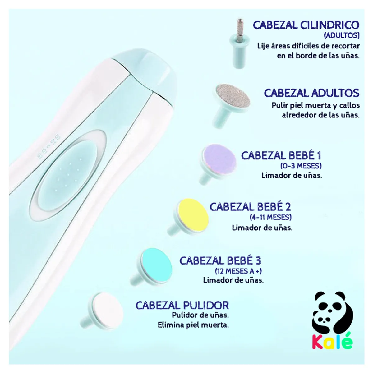 KALE - Limador Pulidor de uñas para Bebé