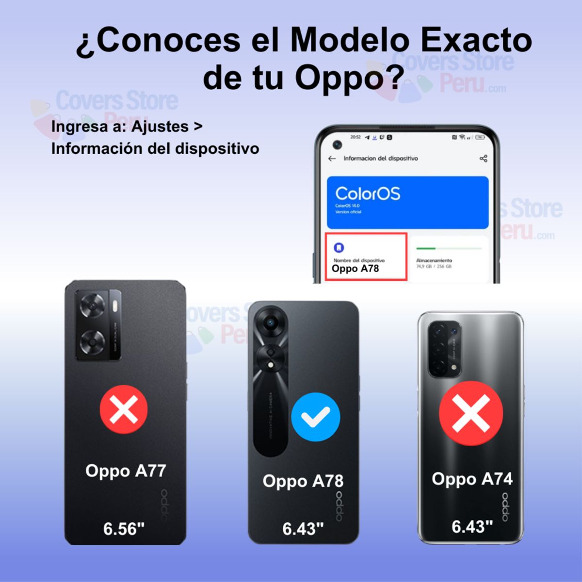 GENERICO - Funda Case para Oppo A78 5G FlipCover Marrón Antishock