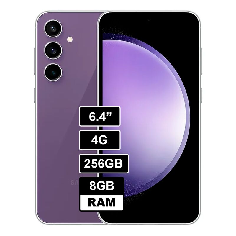 SAMSUNG - Celular Samsung S23 FE 256GB 8GB RAM Violeta