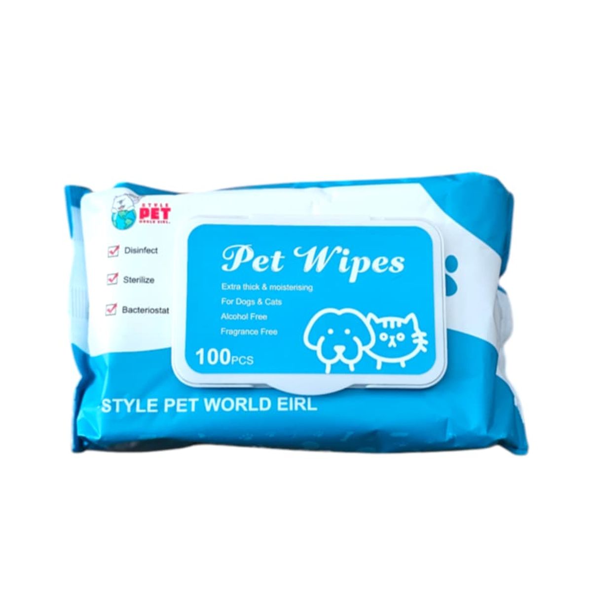 GENERICO - Toallitas húmedas para Mascotas - 100unds