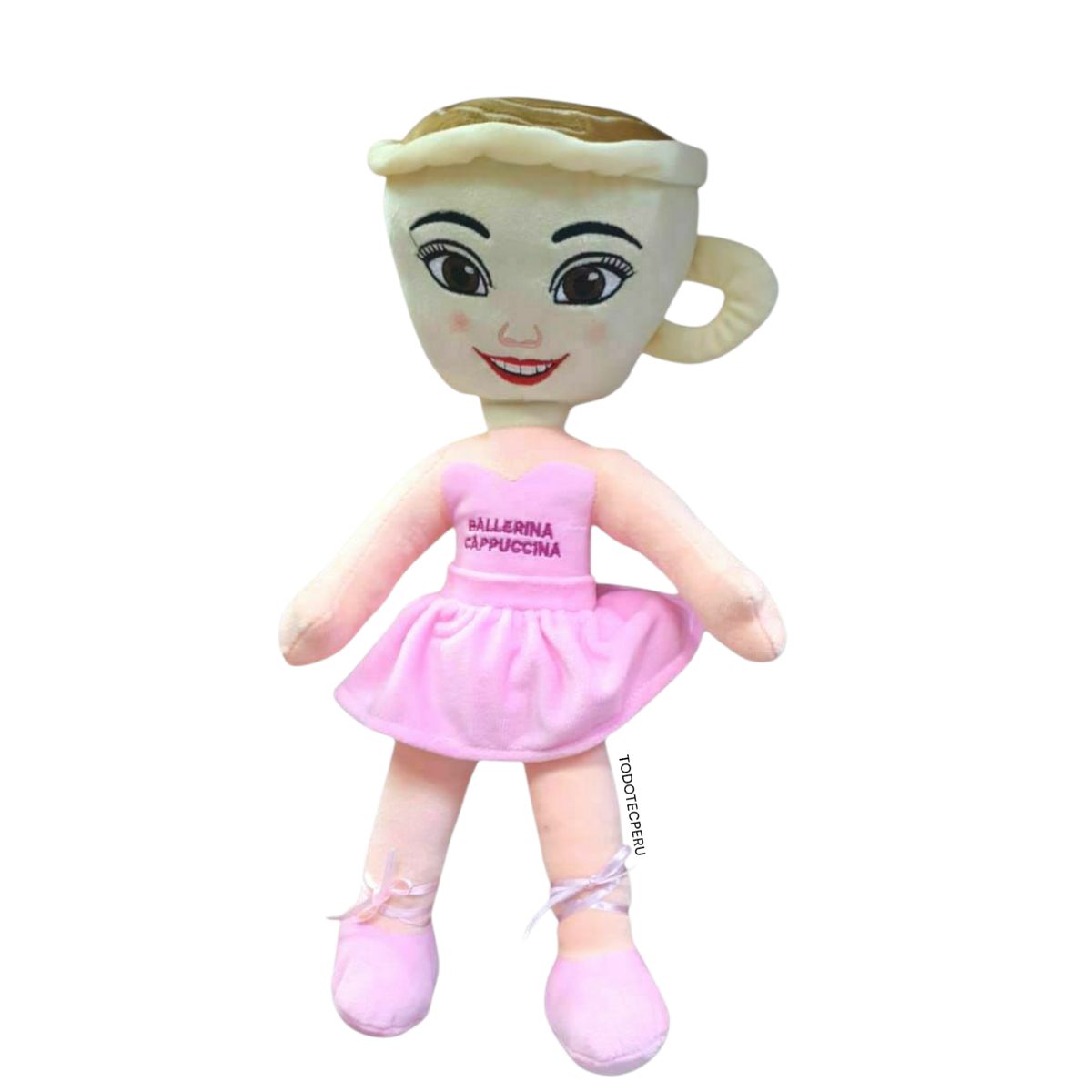 GENERICO - PELUCHE BALLERINA CAPPUCCINA 40 cm IMPORTADO