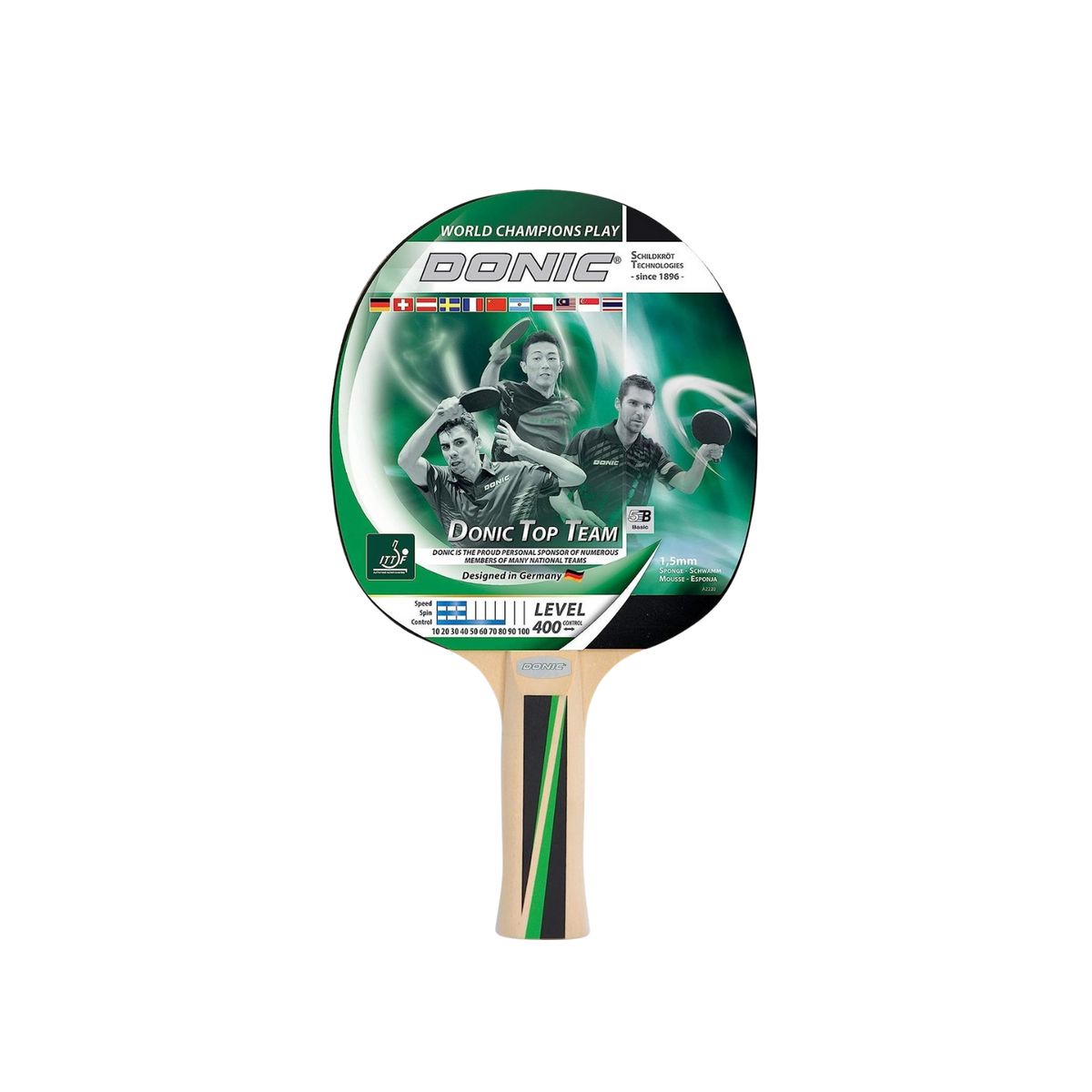 Donic - Paleta Para Ping Pong Donic 715041 Top Team 400