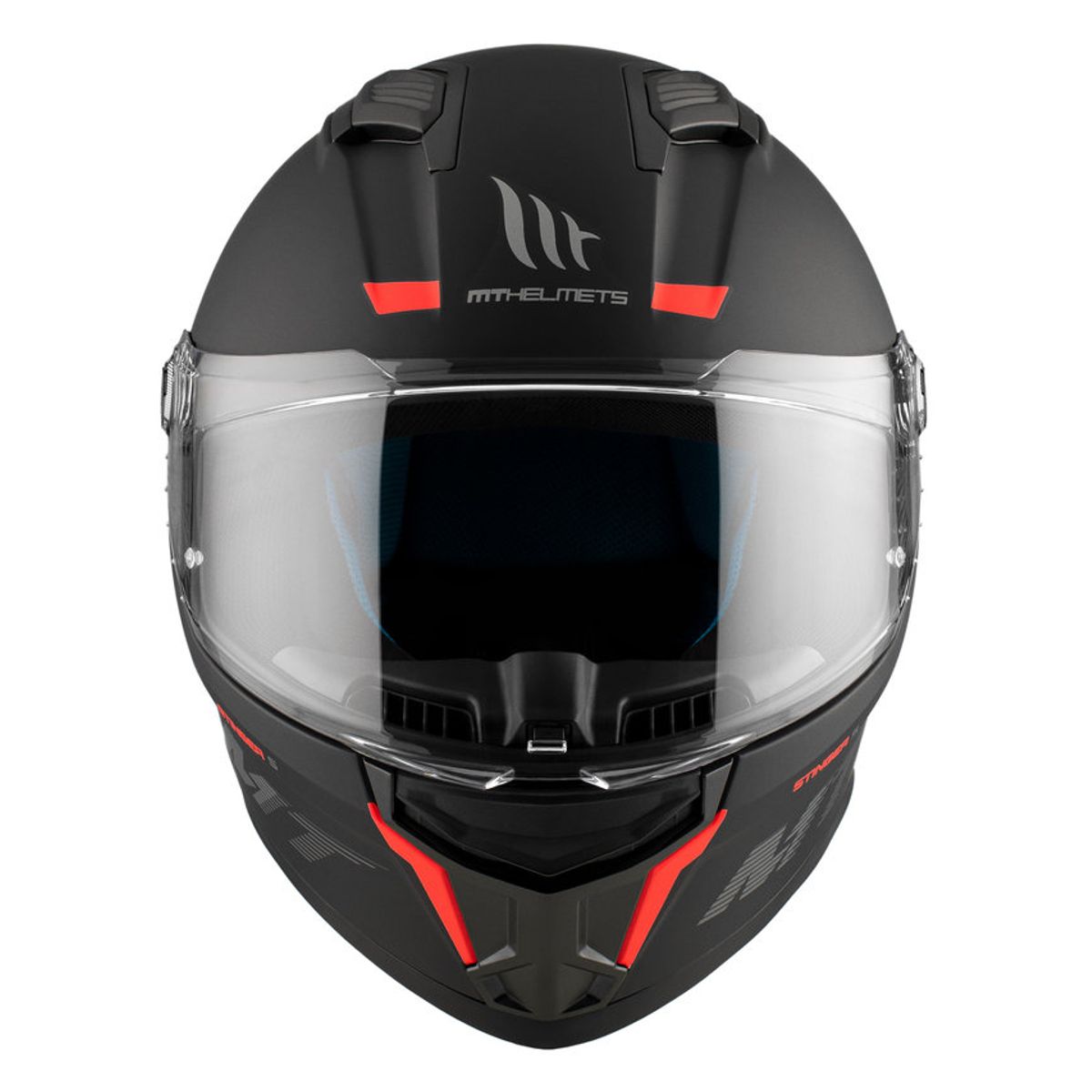 MT HELMETS - CASCO MT STINGER 2 SOLID NEGRO MATE L