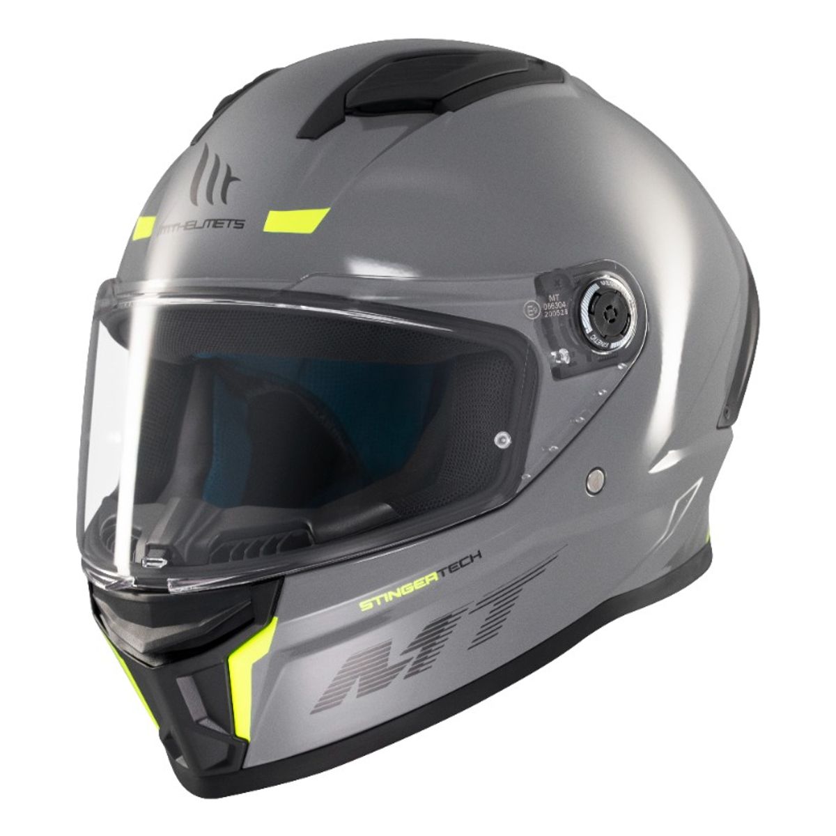 MT HELMETS - CASCO MT STINGER 2 SOLID GRIS BRILLO XL