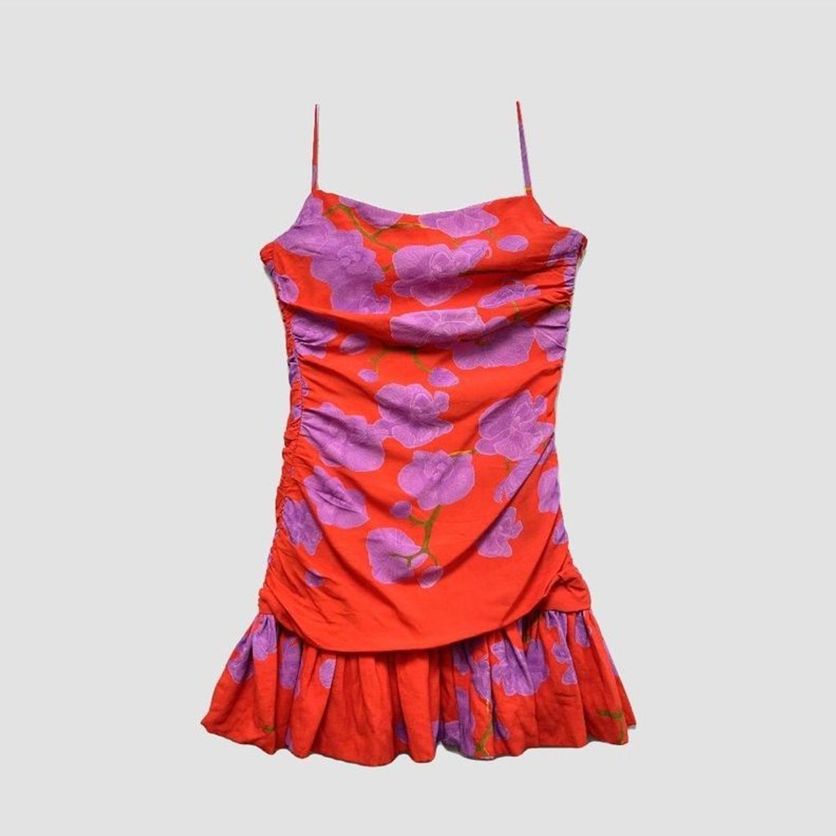 GENERICO - Vestido corto casual de flores