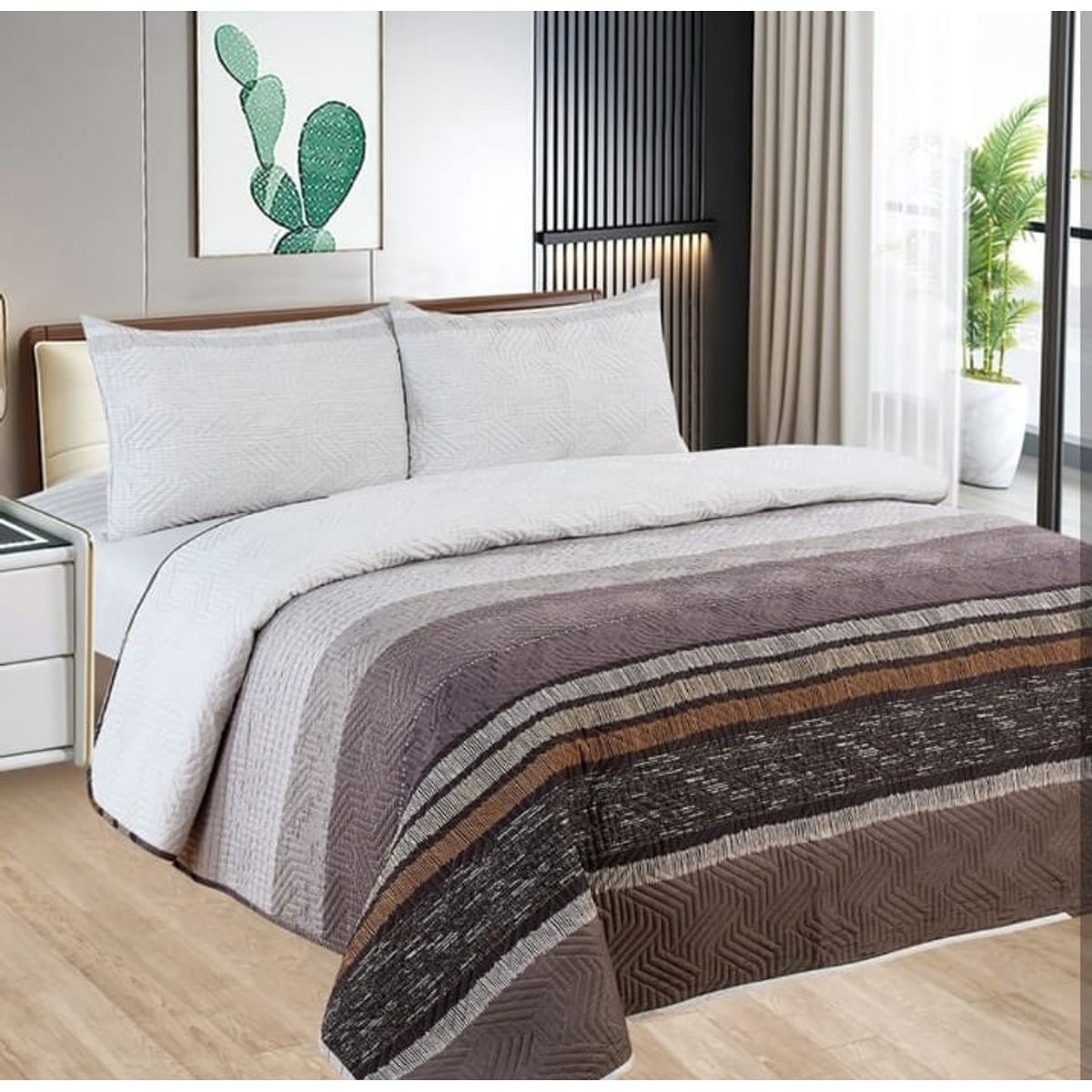 CASATEX - CUBRECAMA CASATEX 100% ALGODON KING SIZE