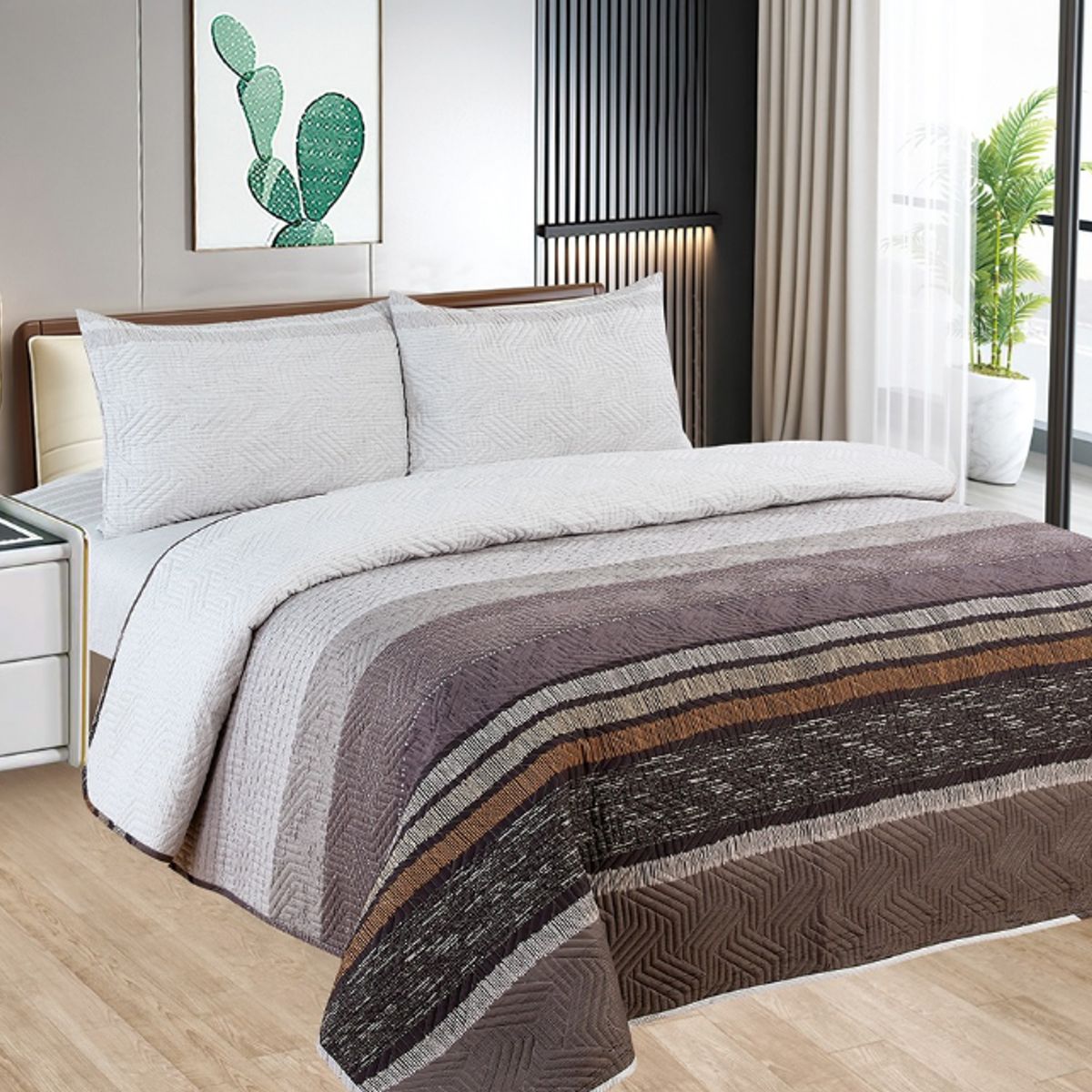 CASATEX - CUBRECAMA CASATEX 100% ALGODON KING SIZE