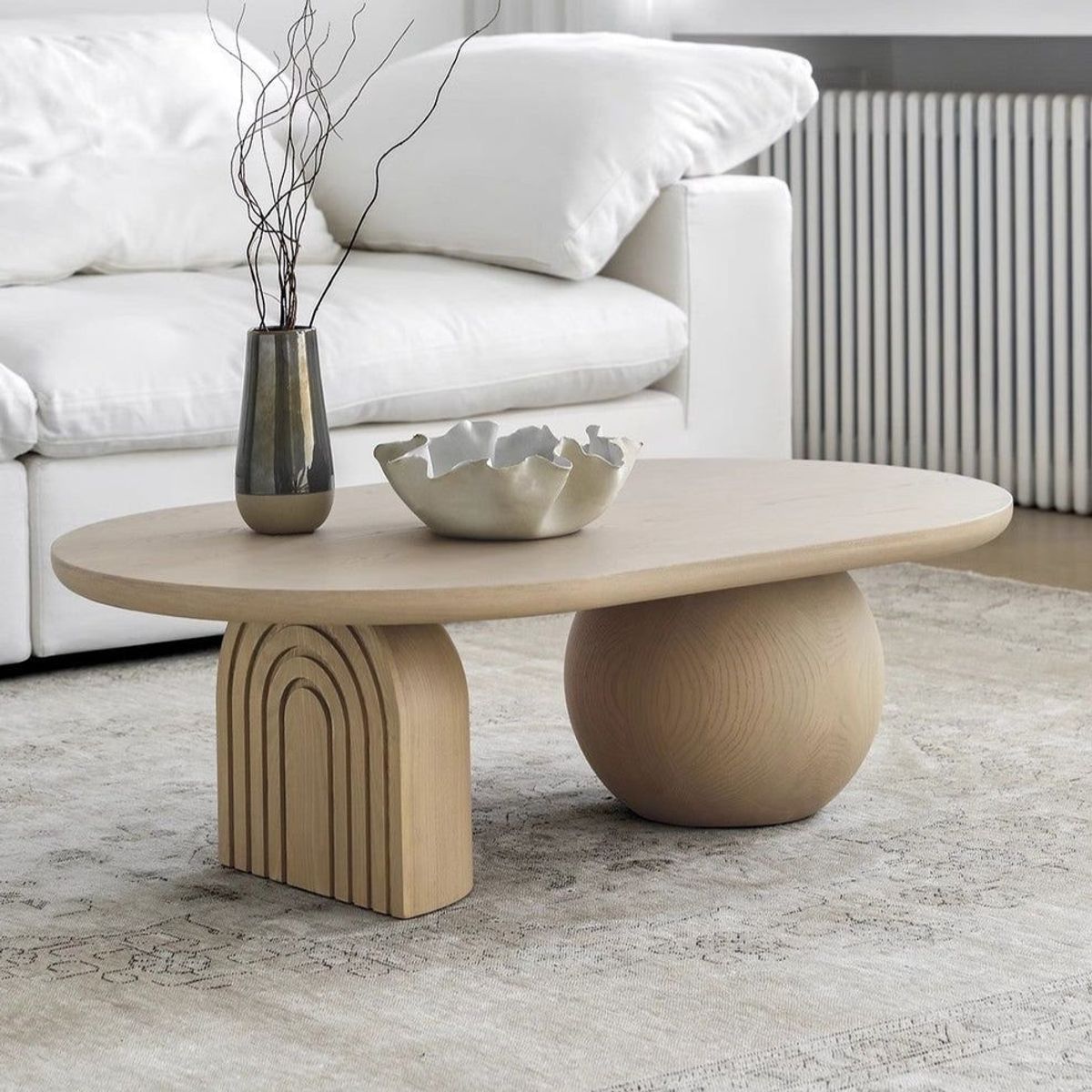 STIL NOVO - MESA DE CENTRO EBANO BEIGE