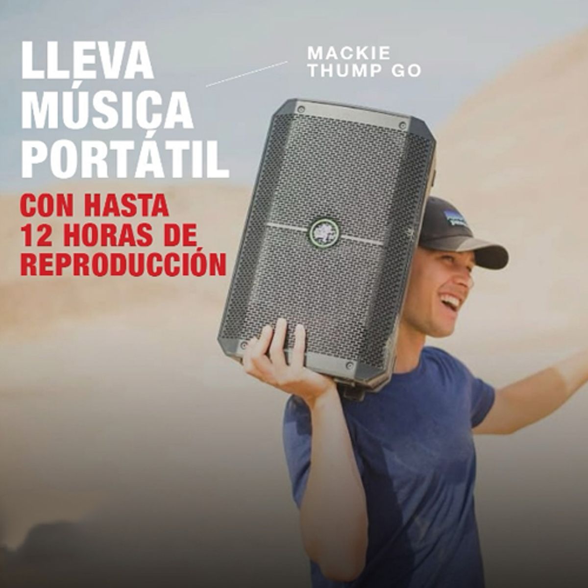 MACKIE - Parlante Portatil 8 Bluetooth I Thump Go Mackie original