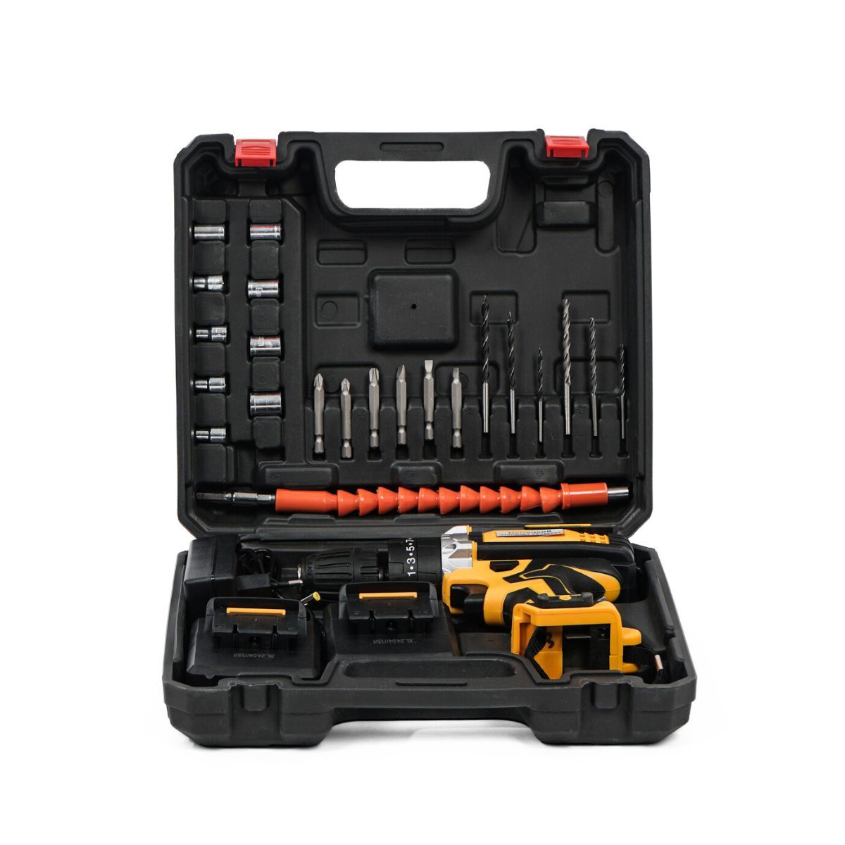 GENERICO - Taladro Percutor Inalámbrico Lantun 48V Doble Batería