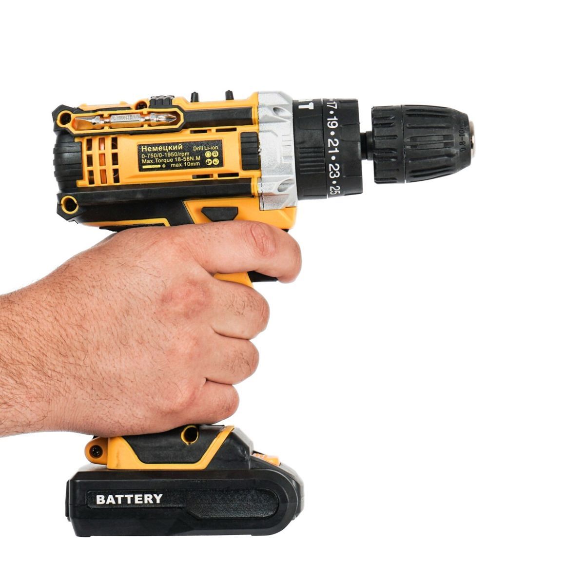 GENERICO - Taladro Percutor Inalámbrico Lantun 48V Doble Batería