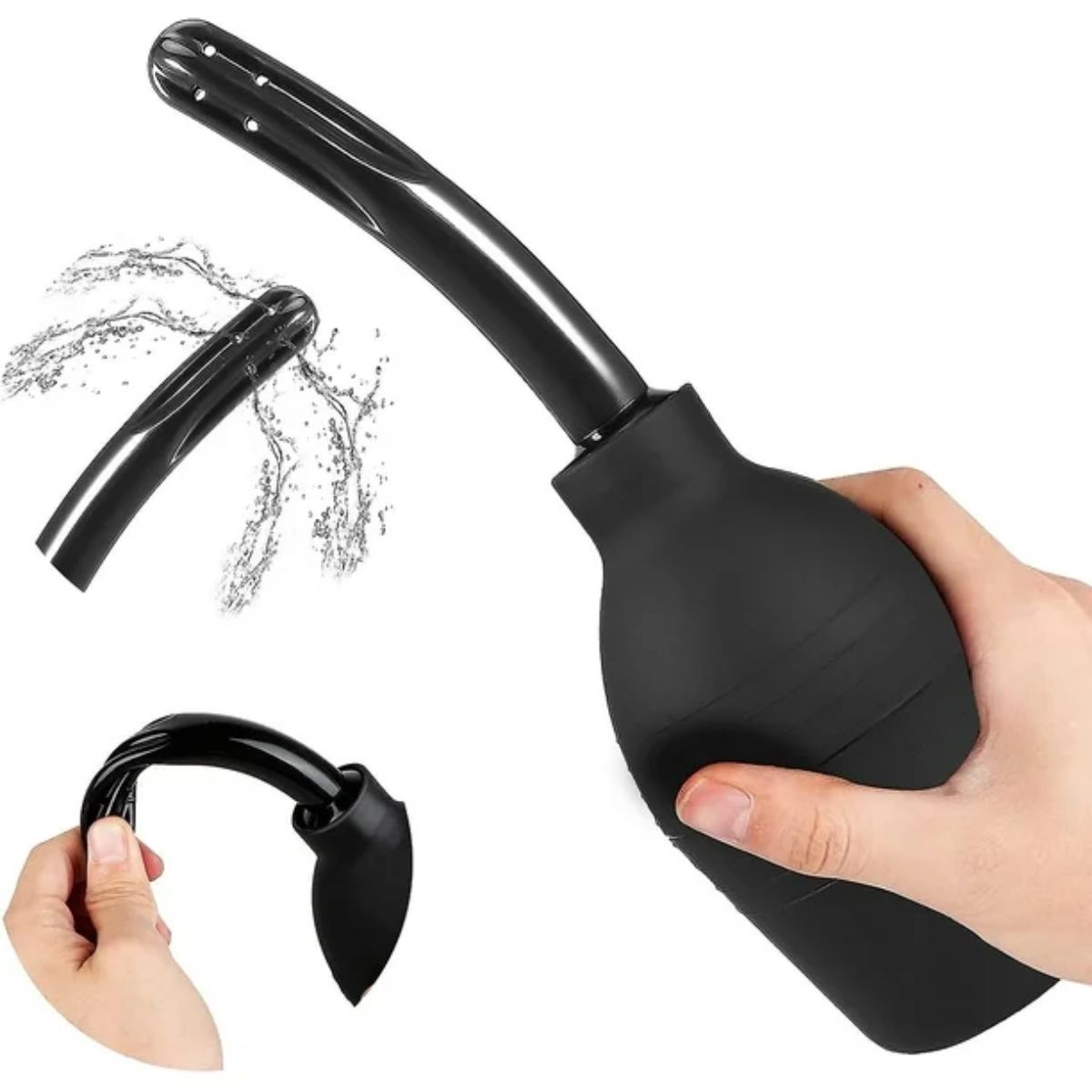 GENERICO - Limpieza Personal Enema Ducha Anal de Silicona 310ml