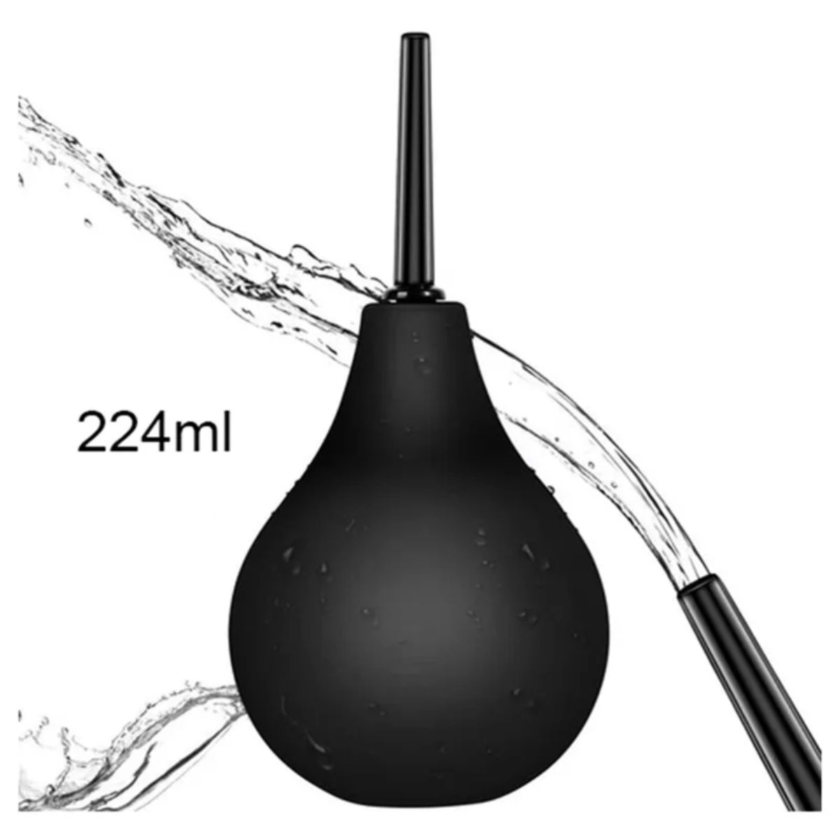 GENERICO - Ducha Enema de Silicona de 224 ml para Higiene y Bienestar