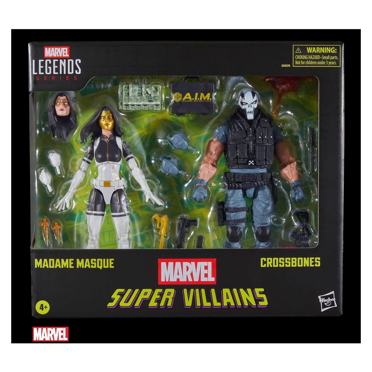 MARVEL - Pack 2 figuras Marvel Legends Madame Masque & Crossbones