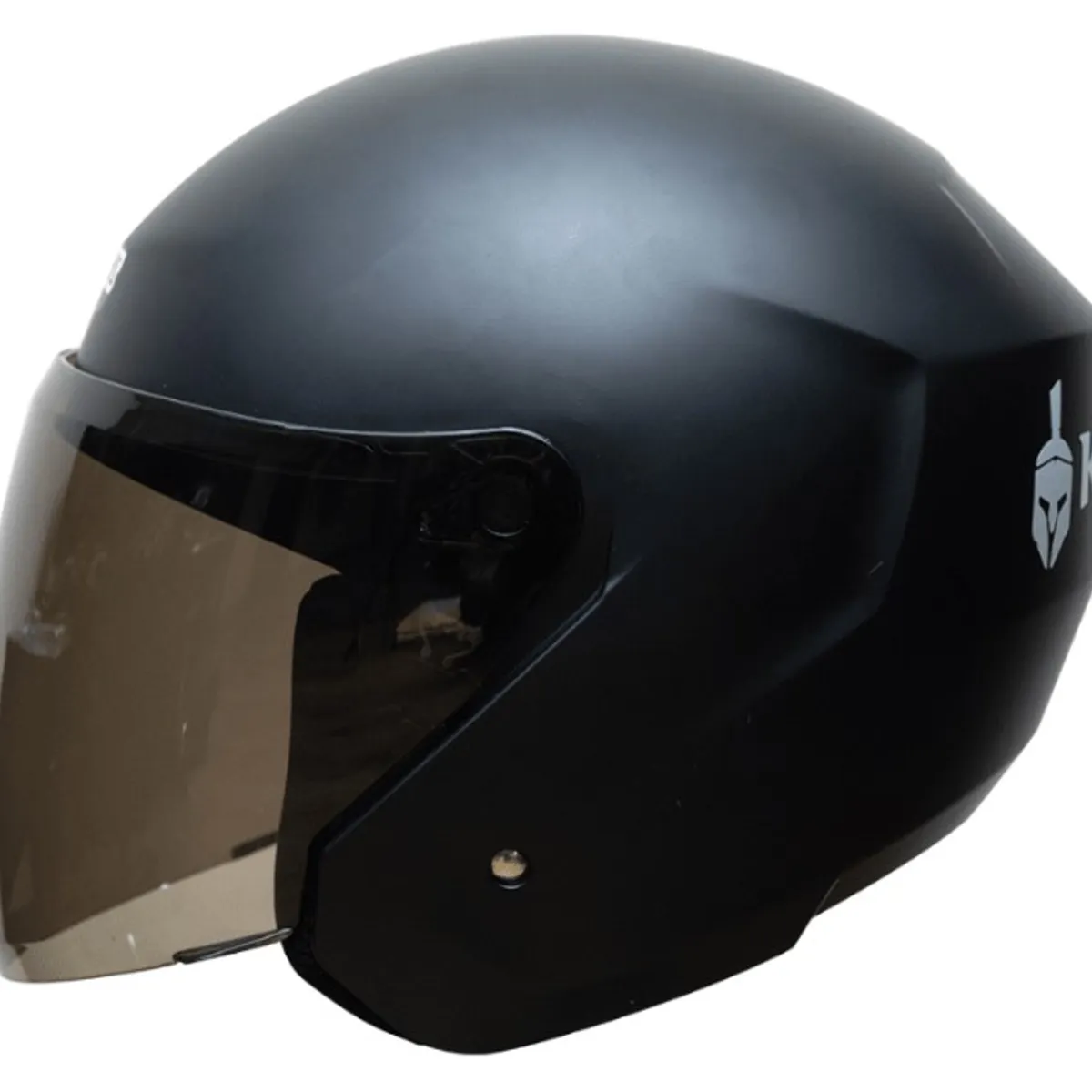CES - CASCO ABIERTO KRATOZ K10 NEGRO MATE VISOR TRANSPARENTE