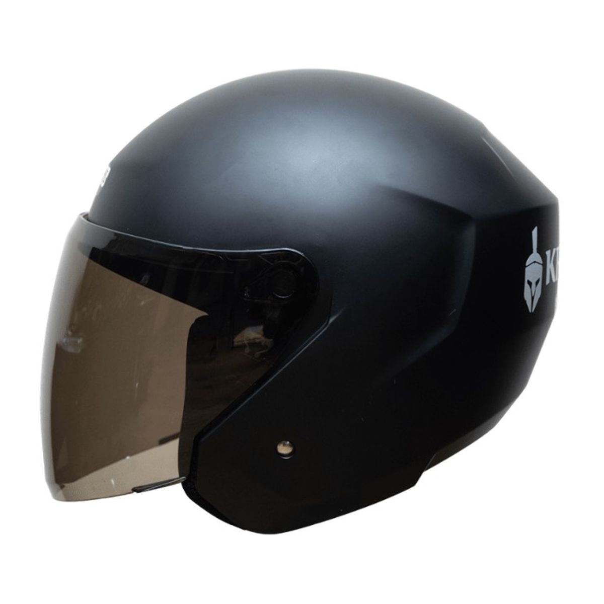 CES - CASCO ABIERTO KRATOZ K10 NEGRO MATE VISOR TRANSPARENTE