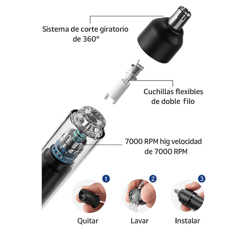 ENCHEN - Recortadora Enchen de Orejas y Nariz EN005