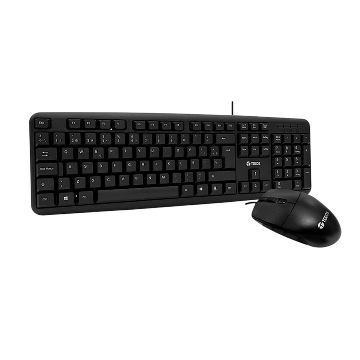 TEROS - KIT TECLADO Y MOUSE TEROS TE4061N USB BLACK