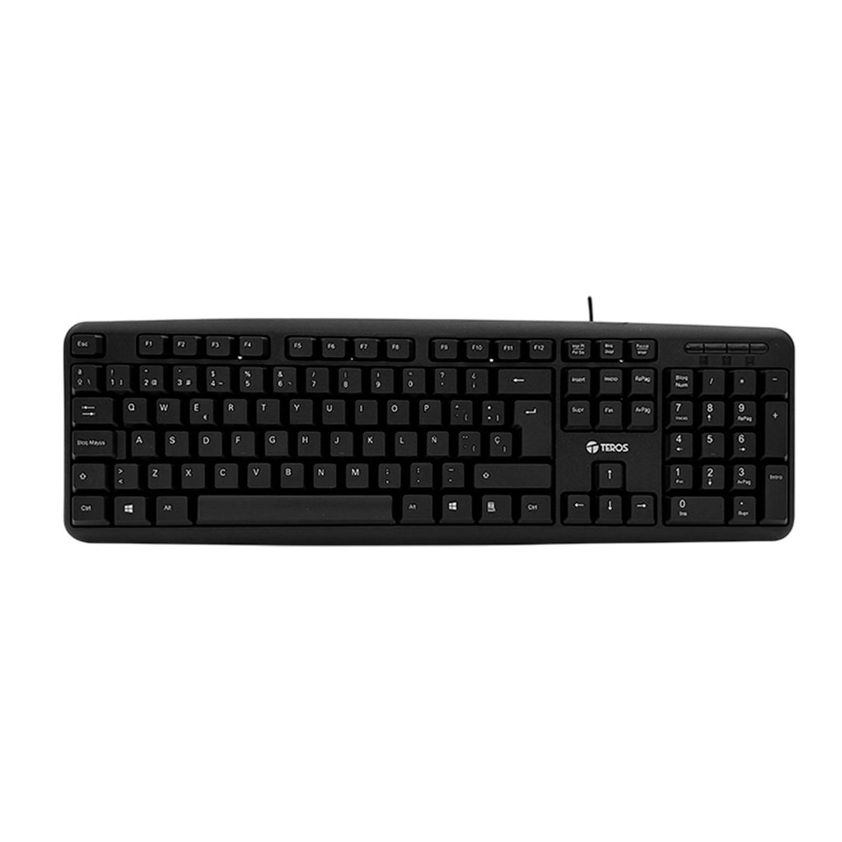 TEROS - KIT TECLADO Y MOUSE TEROS TE4061N USB BLACK