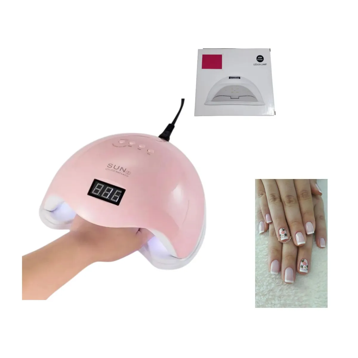 OEM - Lámpara Led UV Profesional Secadora De Uñas Manicure
