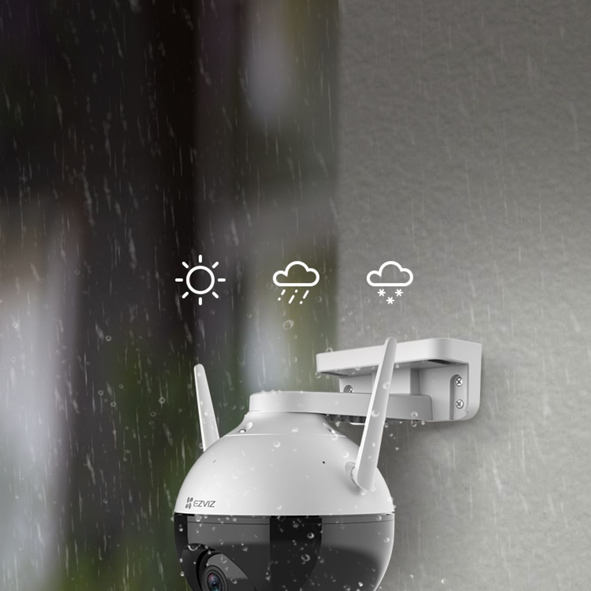 EZVIZ - Cámara IP 1080p Wifi Outdoor IP65 Infrarrojo - Giratorio 360 - Ezviz -C8C