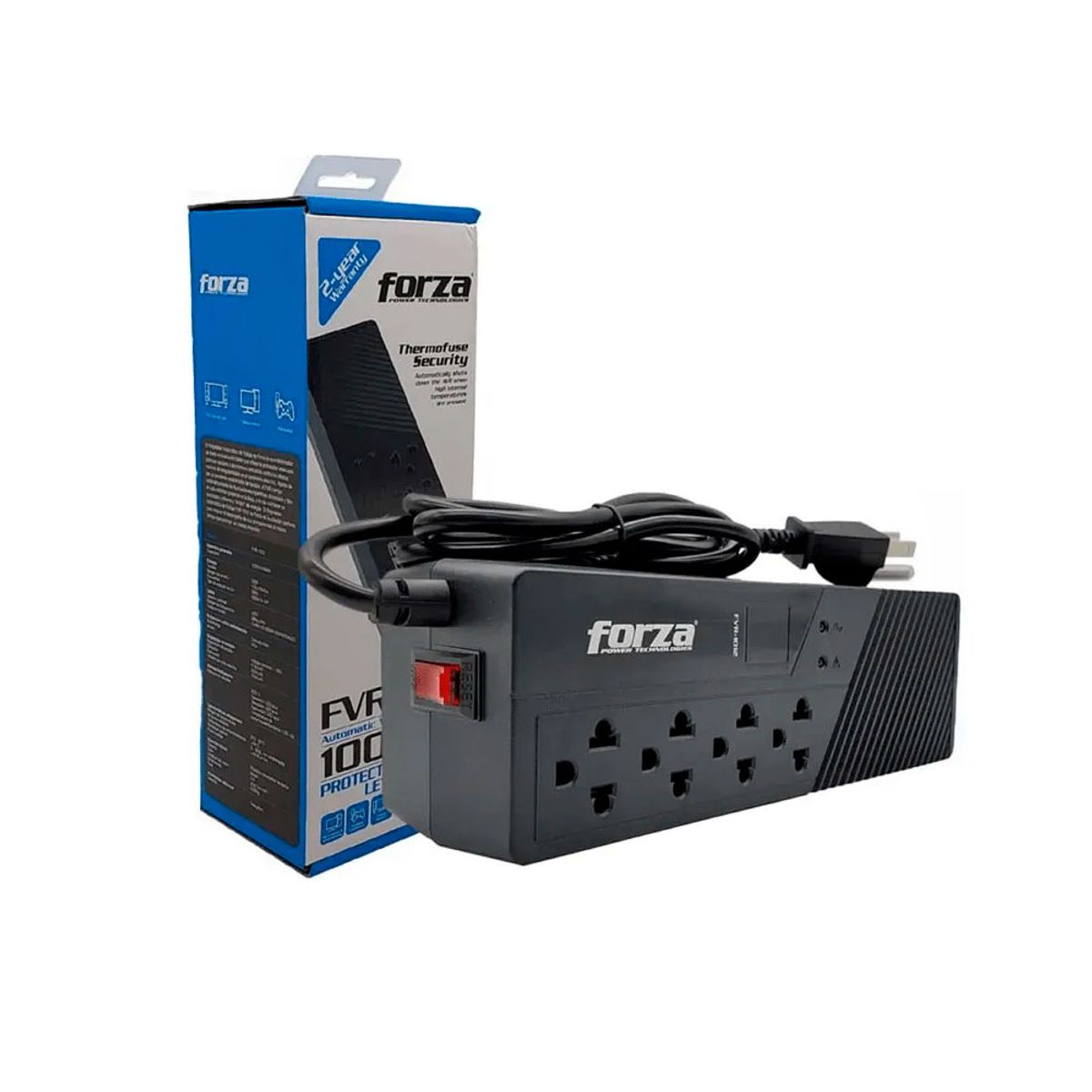 FORZA - ESTABILIZADOR FORZA FVR-1012 1000VA500W