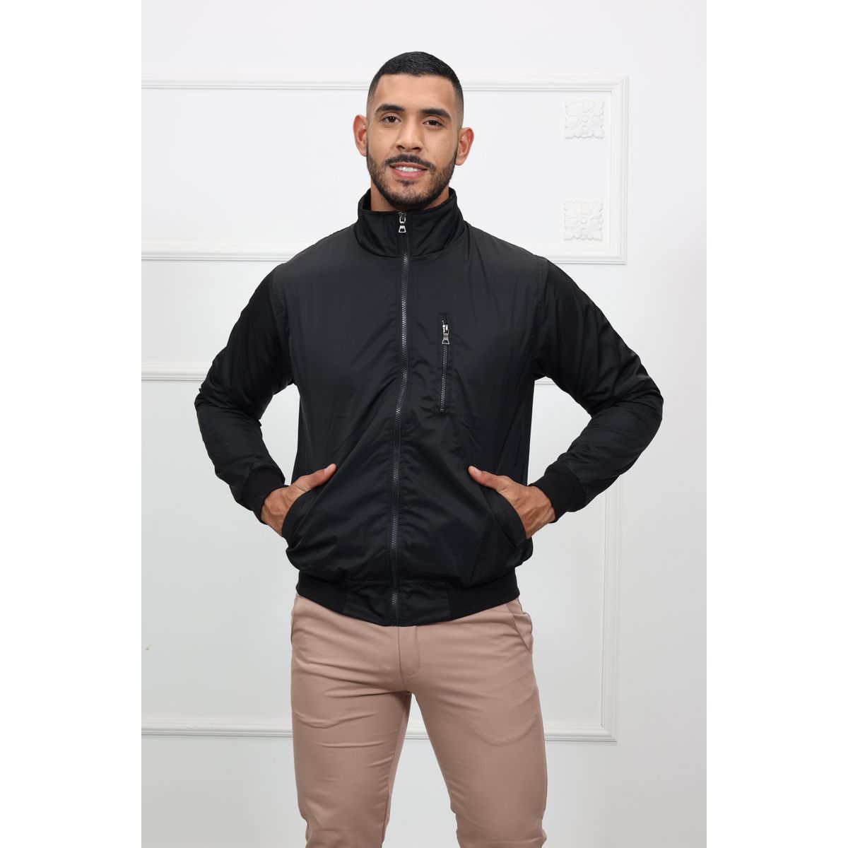 GENERICO - Casaca Casual Hombre HEDS - Negro