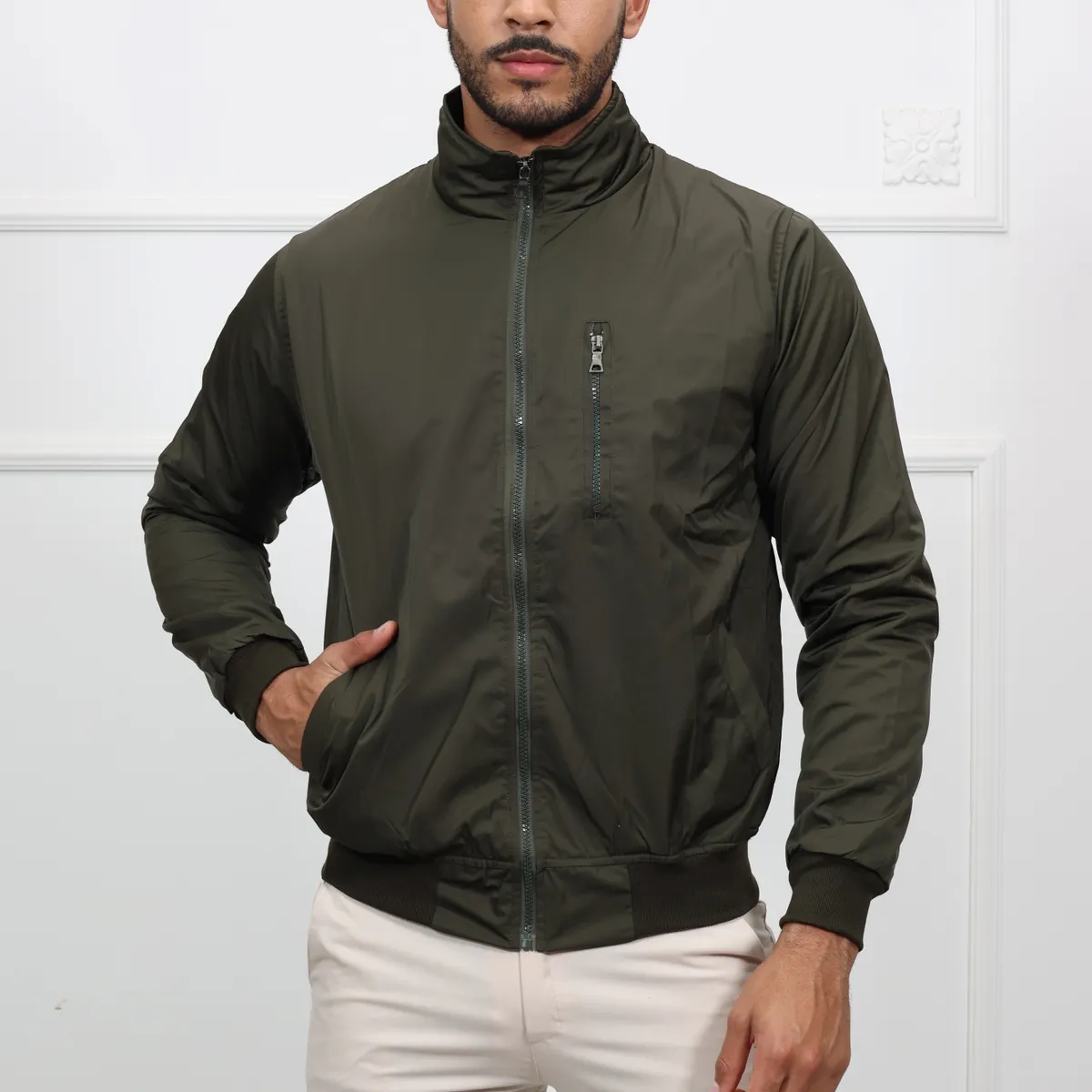 GENERICO - Casaca Casual Hombre HEDS - Verde militar