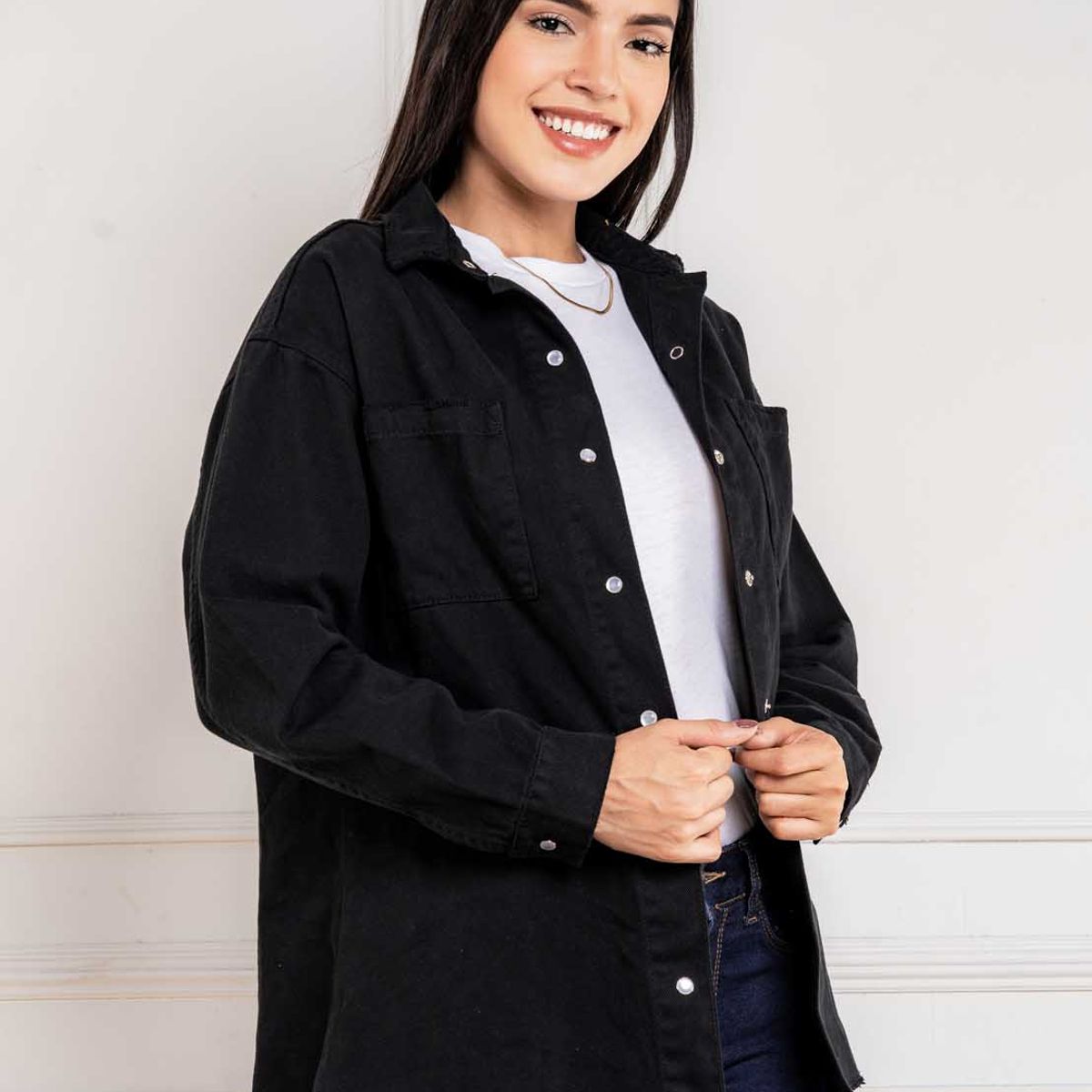 JAROLA - Camisaco Bull Denim Jarola Olivia