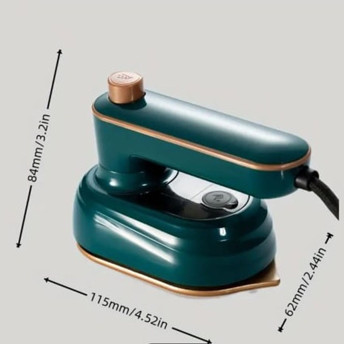 GENERICO - MINI PLANCHA VIAJERA PORTATIL A VAPOR ELECTRICO PARA ROPA