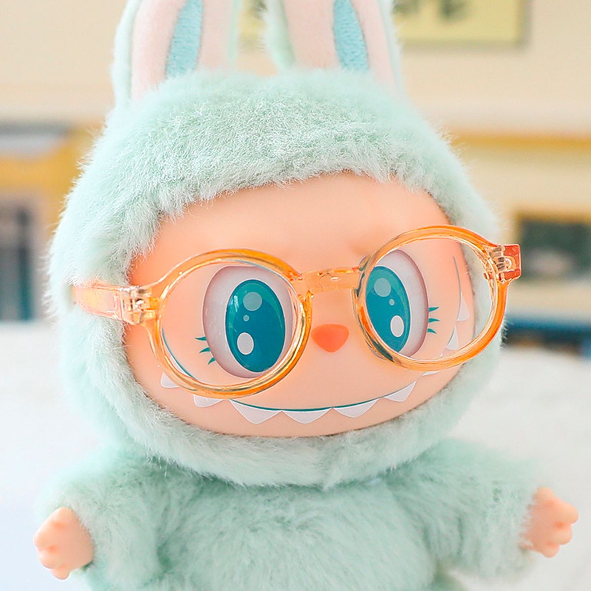POP MART - Accesorio Labubu Gafas de Montura Naranja