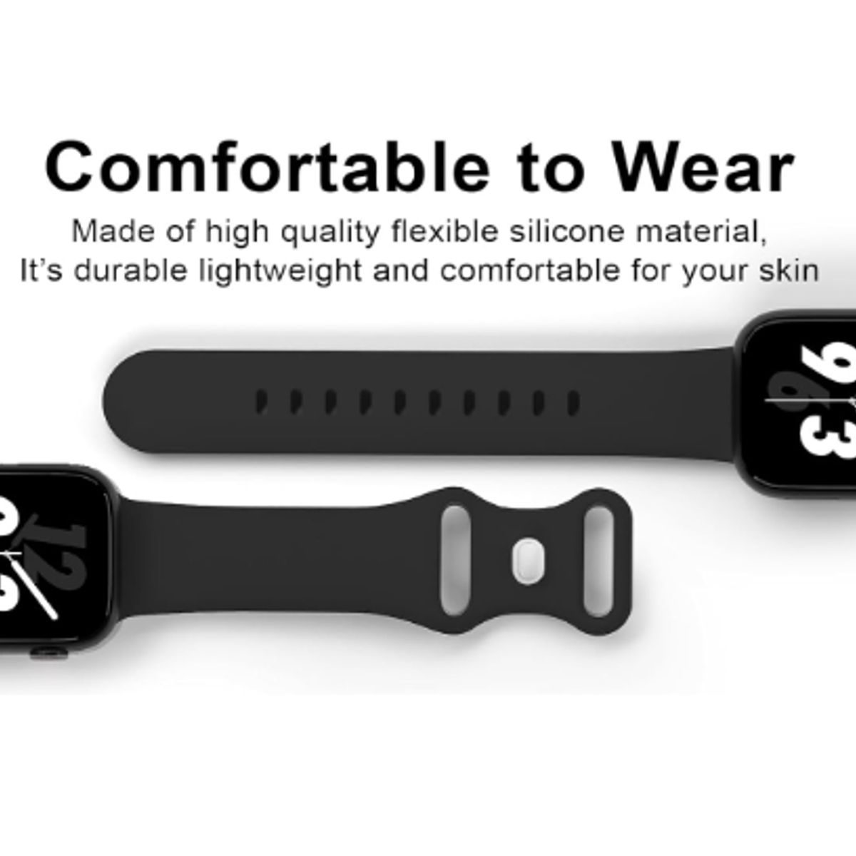 GENERICO - Correa clásica para Apple Watch 41mm - Negro