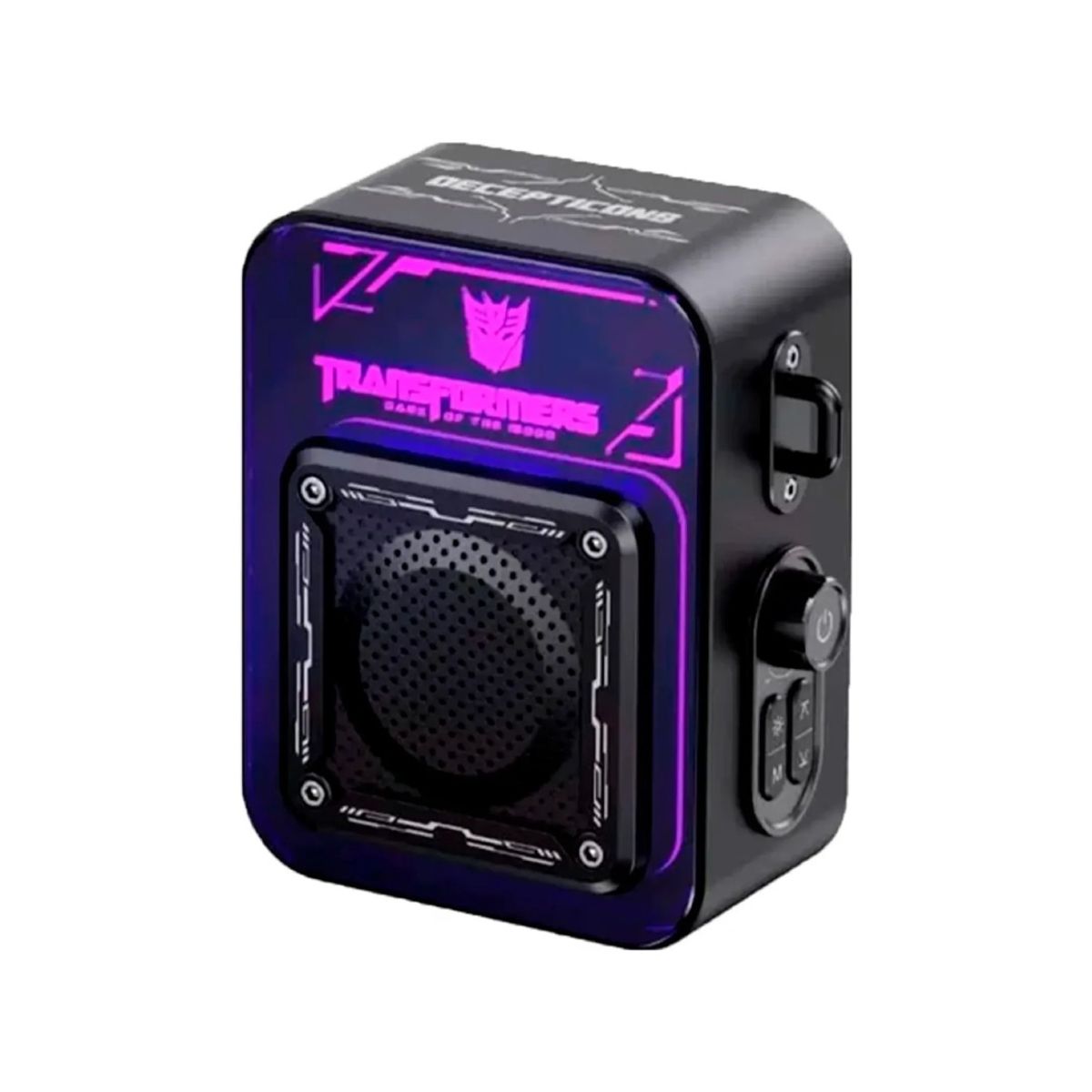 TRANSFORMERS - Parlante Portátil Con Luces RGB Transformers TF-Y02 Negro