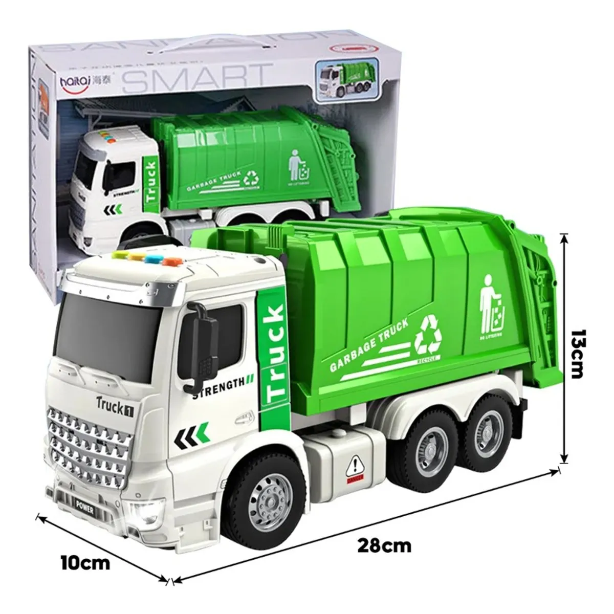 GIOIO - Camión De Basura Juguetes Para Niños Camión De Saneamiento